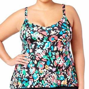 $79 Retail Women's Plus Size Tankini Top 20W